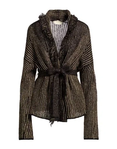 Momoní Woman Cardigan Black Size Xs Polyamide, Polyester, Mohair Wool, Wool