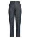 Momoní Woman Jeans Blue Size 8 Cotton In Blue