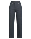 Momoní Woman Jeans Blue Size 8 Cotton, Wool, Polyester, Elastane