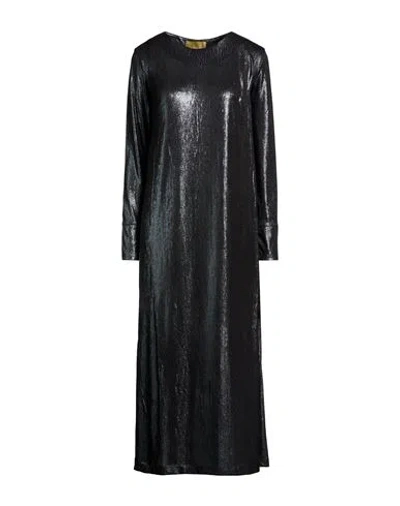 Momoní Woman Maxi Dress Deep Teal Size 10 Polyester, Elastane In Black
