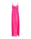 Momoní Woman Maxi Dress Fuchsia Size 6 Cupro, Polyamide In Pink