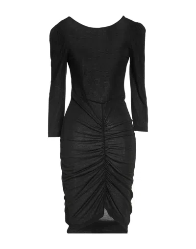 Momoní Short Dresses In Black