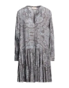 Momoní Woman Mini Dress Sky Blue Size 6 Viscose In Blue