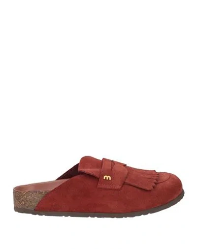 Momoní Woman Mules & Clogs Brick Size 9 Leather In Red