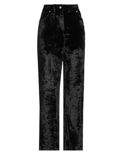 Momoní Woman Pants Black Size 6 Viscose, Cotton