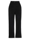 Momoní Woman Pants Black Size 8 Cotton, Modal, Elastane