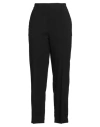 Momoní Woman Pants Black Size 8 Viscose, Linen
