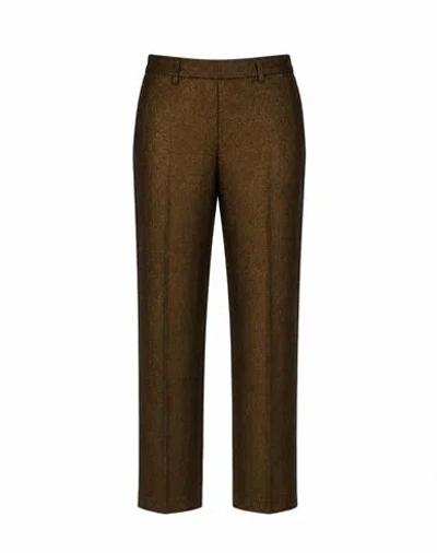 Momoní Woman Pants Black Size 8 Viscose, Polyester, Polyamide In Brown