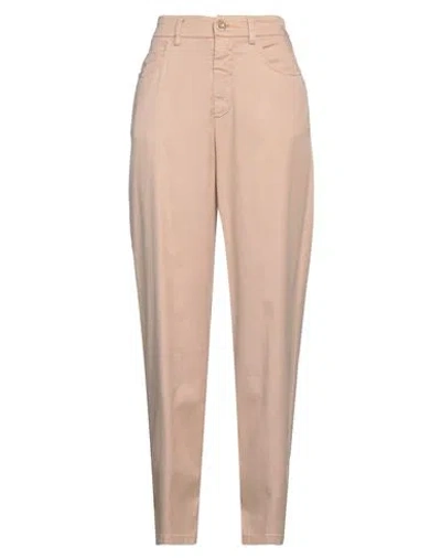Momoní Woman Pants Blush Size 10 Tencel, Cotton, Elastane In Pink