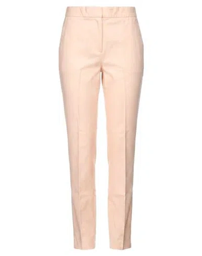 Momoní Woman Pants Blush Size 4 Cotton, Linen, Elastane In Neutral
