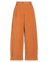 Momoní Woman Pants Brown Size 2 Cotton, Elastane