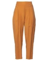 Momoní Woman Pants Camel Size 8 Modal, Polyester In Beige