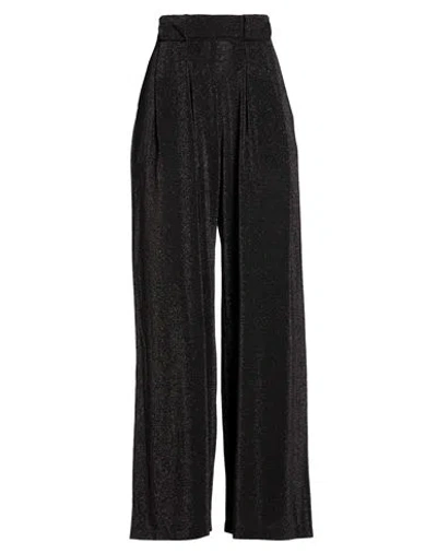 Momoní Woman Pants Charcoal Size 2 Polyester, Viscose, Polyamide, Metal Fiber, Elastane In Grey
