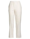 Momoní Woman Pants Cream Size 8 Virgin Wool, Elastane