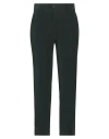 Momoní Woman Pants Dark Green Size 10 Cotton, Elastane
