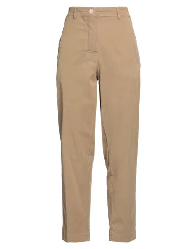 Momoní Fucsia Ii Gabardine Pants In Beige
