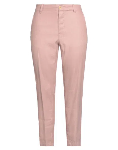 Momoní Woman Pants Light Brown Size 12 Silk In Beige