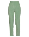 Momoní Woman Pants Light Green Size 2 Cotton, Modal, Elastane In Green