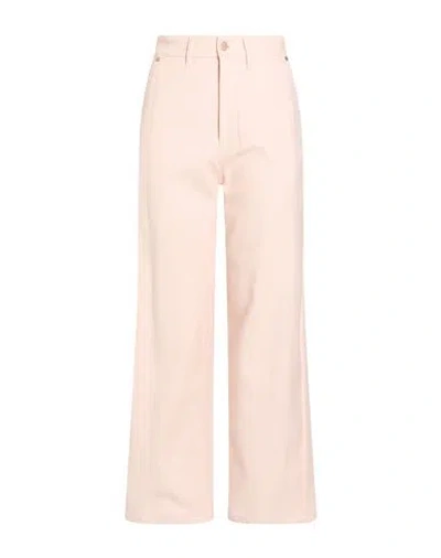 Momoní Woman Pants Light Pink Size 4 Cotton, Elastane In Gold