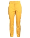 Momoní Woman Pants Marigold Size 10 Cotton, Elastane In Yellow