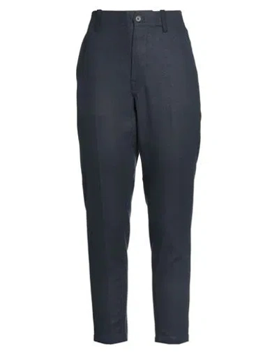 Momoní Woman Pants Midnight Blue Size 10 Silk