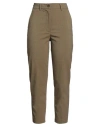 Momoní Woman Pants Military Green Size 6 Polyester, Wool, Viscose, Elastane In Green