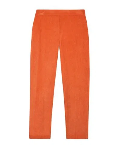 Momoní Woman Pants Orange Size 2 Cotton, Modal, Elastane