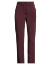 Momoní Woman Pants Plum Size 2 Polyester, Wool, Viscose, Elastane In Purple