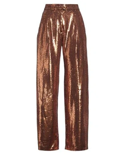 Momoní Woman Pants Rust Size 6 Polyester