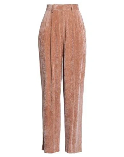 Momoní Woman Pants Tan Size 6 Viscose, Elastane