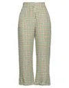 Momoní Woman Pants Yellow Size 4 Linen