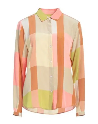 Momoní Woman Shirt Beige Size 6 Silk