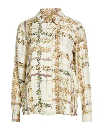 Momoní Woman Shirt Slate Blue Size 10 Silk In Multi