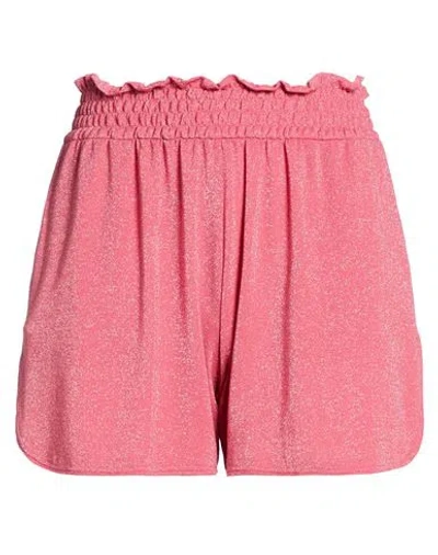 Momoní Woman Shorts & Bermuda Shorts Coral Size 6 Viscose, Polyamide, Polyester, Elastane In Red