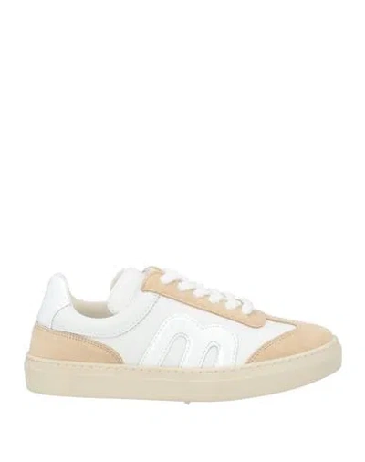 Momoní Woman Sneakers White Size 7 Leather