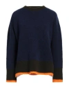 Momoní Woman Sweater Blue Size M Wool, Polyamide, Elastane
