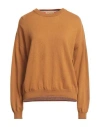 Momoní Woman Sweater Camel Size M Merino Wool, Cashmere In Beige