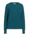 Momoní Woman Sweater Deep Teal Size M Polyamide, Merino Wool, Mohair Wool, Elastane