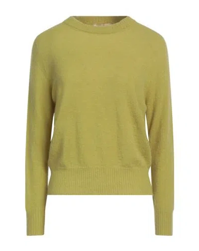 Momoní Woman Sweater Light Green Size Xs Polyamide, Merino Wool, Mohair Wool, Elastane