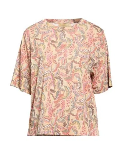 Momoní Woman Sweater Sand Size S Polyester, Viscose, Polyamide, Metallic Fiber, Elastane In Multi