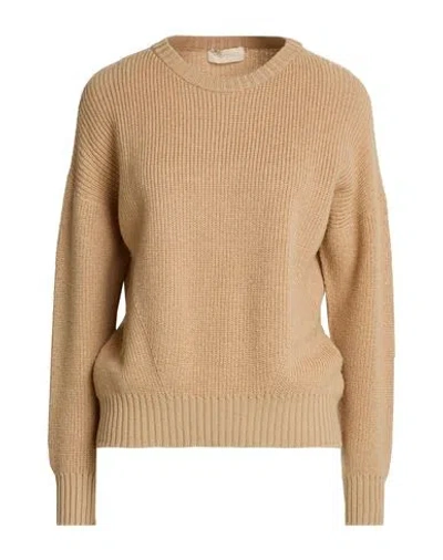 Momoní Woman Sweater Sand Size S Wool In Brown