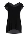 Momoní Woman Top Black Size 6 Acetate, Silk In Black
