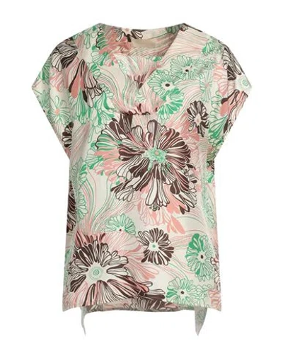 Momoní Woman Top Ivory Size 6 Silk In White