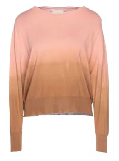 Momoní Women's Lightweight Knitted Sweater In Salmon Pink