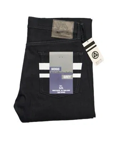 Pre-owned Momotaro 18oz Indigo X Grey Selvedge Denim Jeans Gtb Tight Tapered 0306-52gsp 32