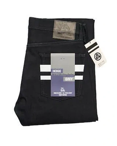 Pre-owned Momotaro 18oz Indigo X Grey Selvedge Denim Jeans Gtb Tight Tapered 0306-52gsp 34