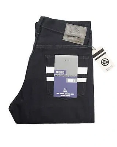 Pre-owned Momotaro 18oz Indigo X Grey Selvedge Denim Jeans Natural Tapered 0605-52gsp 34 In Indigo & Gray