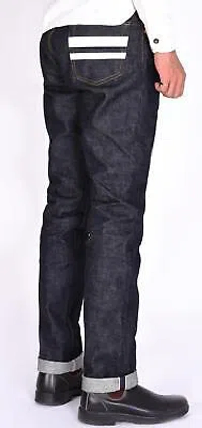 Pre-owned Momotaro $315 15.7oz Selvedge Denim Jeans Gtb Indigo Natural Tapered 0605-sp 33 In Blue