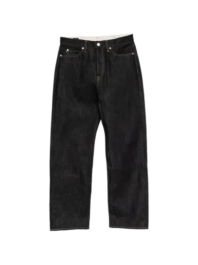 Momotaro Contrast-stitch Logo-patch Jeans In Animal Print
