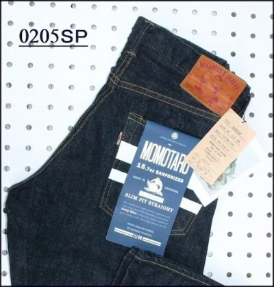 Pre-owned Momotaro Jeans 出陣 0205sp Slim Straight1 15.7oz Sanforized Made In Okayama In Blue